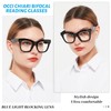 OCCI CHIARI Bifocal Reading Glasses 1.75 Womens Trendy Blue Light