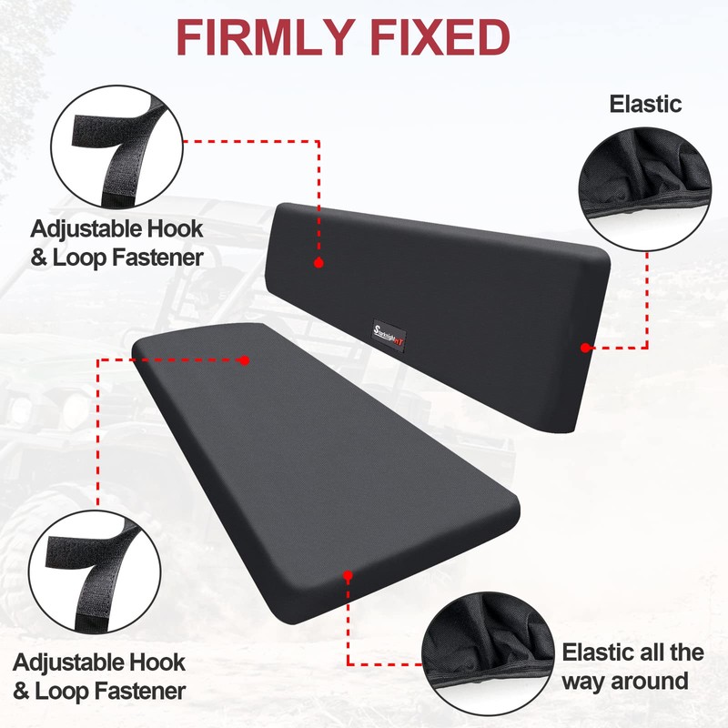 StarknightMT UTV Mule Pro Seat Covers 1680D Compatible with Kawasaki