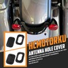 HCmotorku Motorcycle Filler Antenna Hole Cover Fit for Harley Touring
