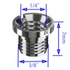 CM Hardware 5pcs 1/4" to 3/8" Conversion Screw Adapter for