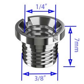 CM Hardware 5pcs 1/4" to 3/8" Conversion Screw Adapter for SLR Camera Screw Accessories Tripod Monopod Head