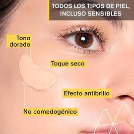 Uriage Bariésun crema SPF50+ color dorado 50 ml – protección muy alta UVA/UVB/luz azul – acabado mate, unifica el tono y realza la piel con efecto glow natural