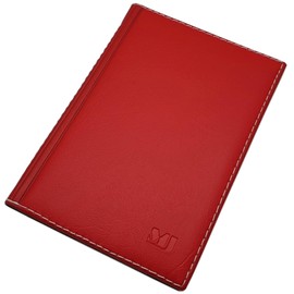 myledershop MJ-Design-Germany Large Elegant ID Folder 12 Compartments Made in EU, Design 1 / Red, Elegant