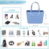 Urvczza Rubber Beach Bag, Tote Bag for Women, Waterproof Tote