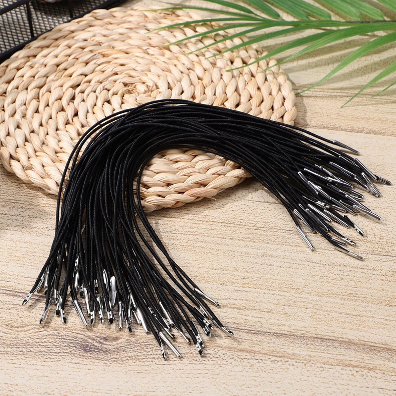 Operitacx 50 Pack Elastic String for Masks, Elastic Barbed Cord