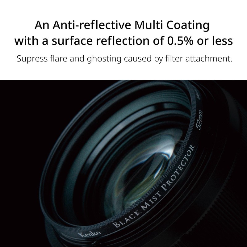 Kenko Lens Protector & Soft Effect Filter Black Mist Protector