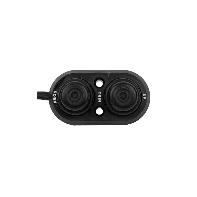 T-H Marine TTC-1-DP Push Button Transom Trim Switch, Black