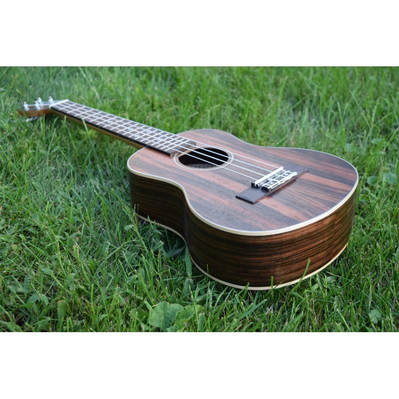 Aloha Ukulele Ebony Wood, Many Sizes, W/Wt EQ (Canadian brand)
