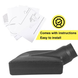 mooncar Universal Deck Boot Chute, 62468 Adapter Mow-N-Vac Kit Leaf Vacuum Bagger