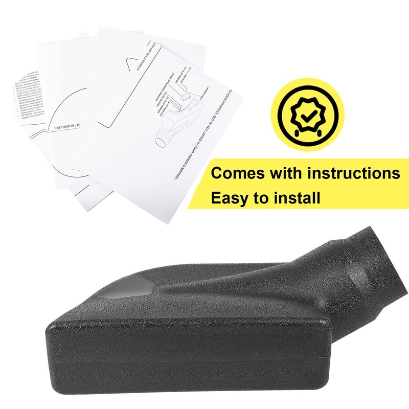 mooncar Universal Deck Boot Chute, 62468 Adapter Mow-N-Vac Kit Leaf