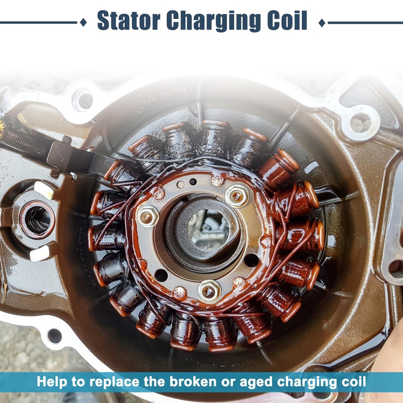 uxcell 15 Amp Stator Charging Coil for Kawasaki 4 Stroke