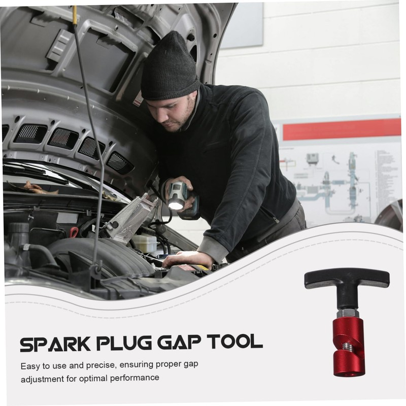 Gatuida Spark Plug Measurement Tool Spark Plug Gap Gauge Mechanic