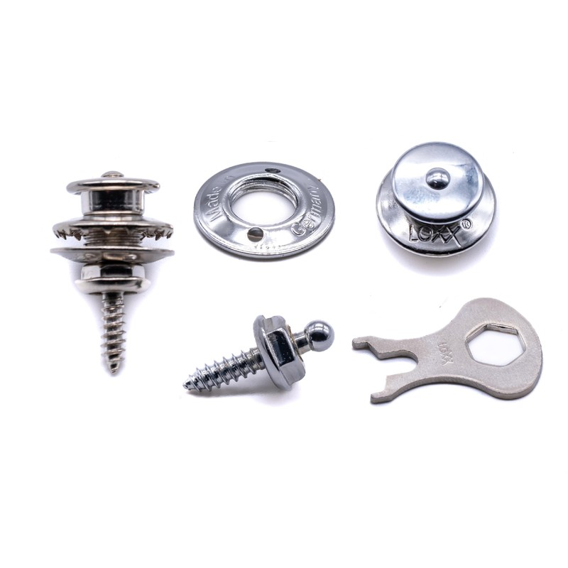 2pcs Loxx guitar strap lock fastener quick release button genuine