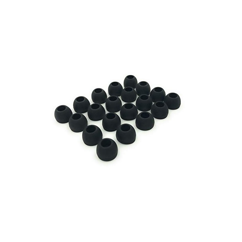 Earbudz 10 Pairs Medium Earbud Tips Silicone Replacement Ear Bud