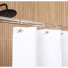 Hermosa Collection Decorative Star Fish Chrome Shower Curtain Hooks -