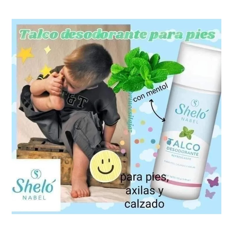 2 Talco + Crema Desodorante Pies Frescos & Sin Olor