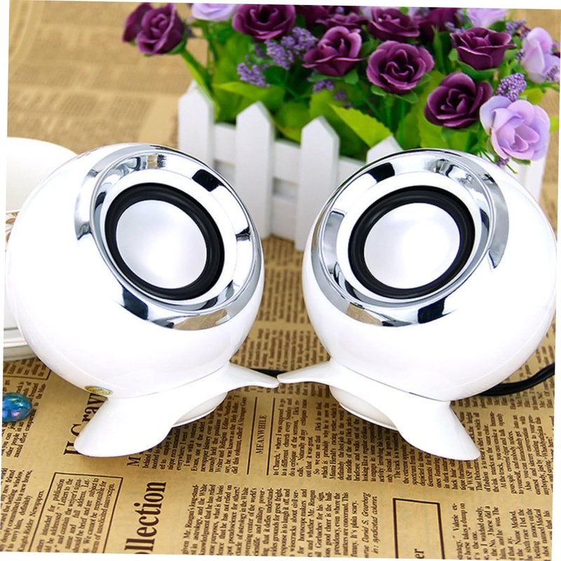 LABRIMP 2pcs Creative USB Powered High Volume Speaker for Desktop