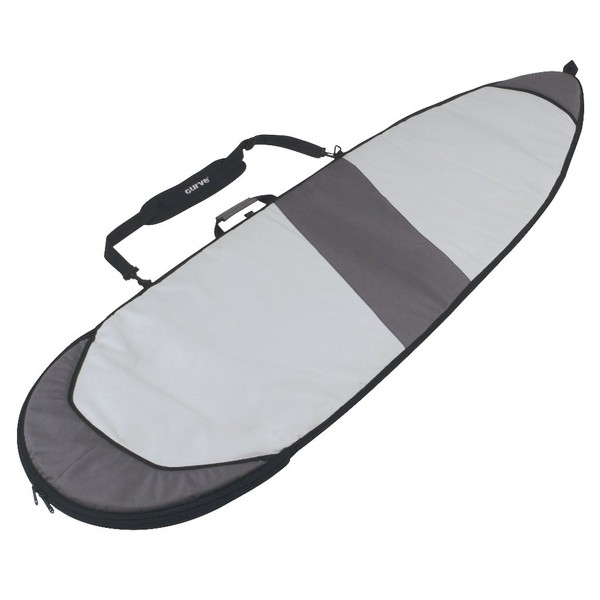Curve Travel Surfboard Board Bag SHORTBOARD Single with 20mm Foam 6'0, 6'3, 6'6, 6'10, 7'2 (7'2 Hybrid)