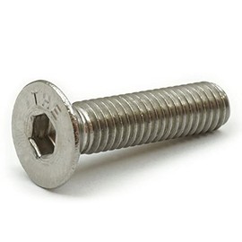MonsterBolts - #4-40 x 7/8" Flat Head Socket Cap Screws, ASME B18.3, Stainless Steel, 100 Pack