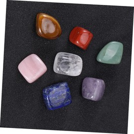 Healeved 2sets Healing s Crystals Chakra Stones Gemstone Balls Meditation Worry Grounding Balancing Soothing Stones 7pcs*2