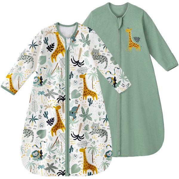 Yoofoss Baby Sleep Sack 6-12 Months Long Sleeve Wearable Blanket