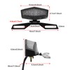 Aoling Motorcycle Tail Lamp 12V Small Turn Signal License Plate