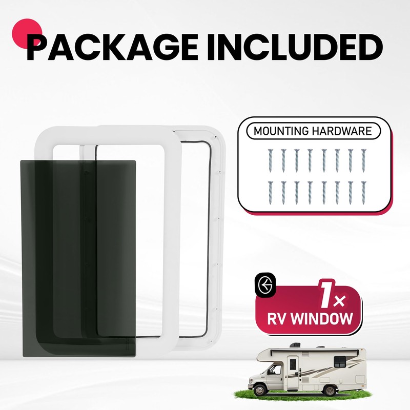 Wutist 12" W x 21" H RV Entry Entrance Door