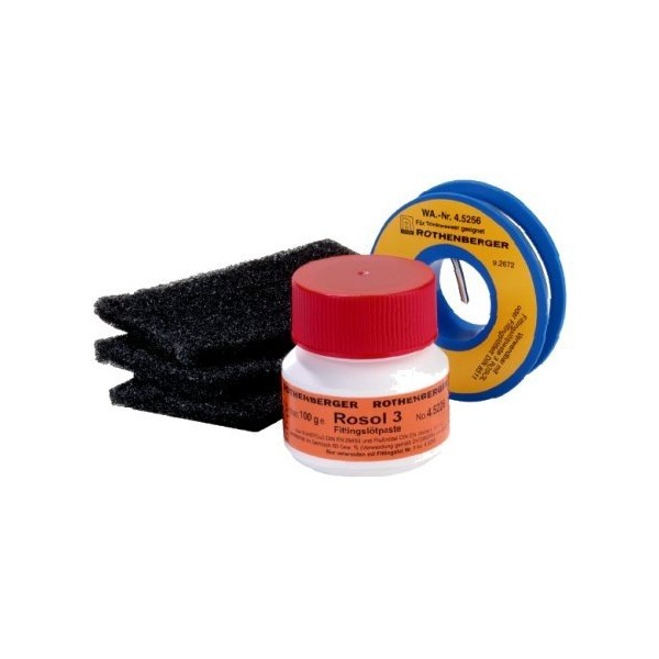 Rothenberger Soft Solder Set for Drinking Water Contents: Fitting Solder