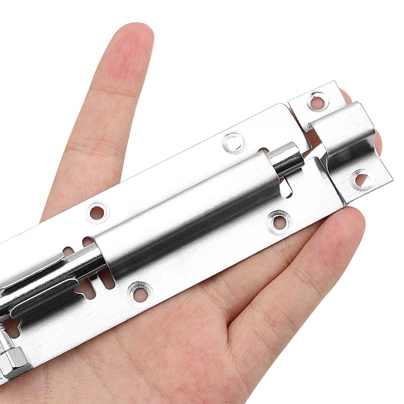 SINJEUN 30 Pack 5 Inch Barrel Bolt, Stainless Steel Slide