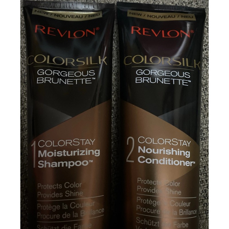 Revlon Colorsilk Gorgeous Brunette ColorStay Shampoo & Conditioner 8.45 fl