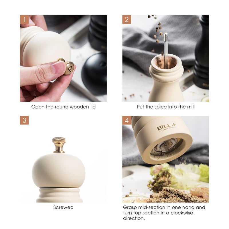 Salt and Pepper Grinder Pepper Mill Grinder Pepper Grinders Shakers