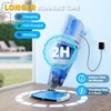 Cordless Pool Vacuum, 1950 GPH Powerful Suction, Handheld Pool Cleaner
