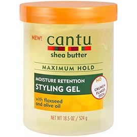 Moisture Retention Styling Gel With Flaxseed and Olive Oil - Flexible Hold by Cantu for Unisex - 18.5 oz Gel