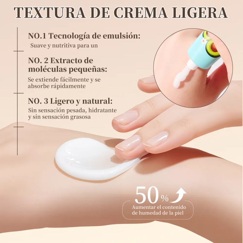 10pcs Crema Manos Hidratante Reparadora Para Piel Seca Frutos Rojos