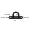 MACHSWON Stainless Steel Hook 60mm,U-Shaped Hook Heavy Duty Ceiling Hooks,