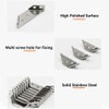 Stainless Steel Corner Brace Angle Bracket Shelf Support Corner Joint