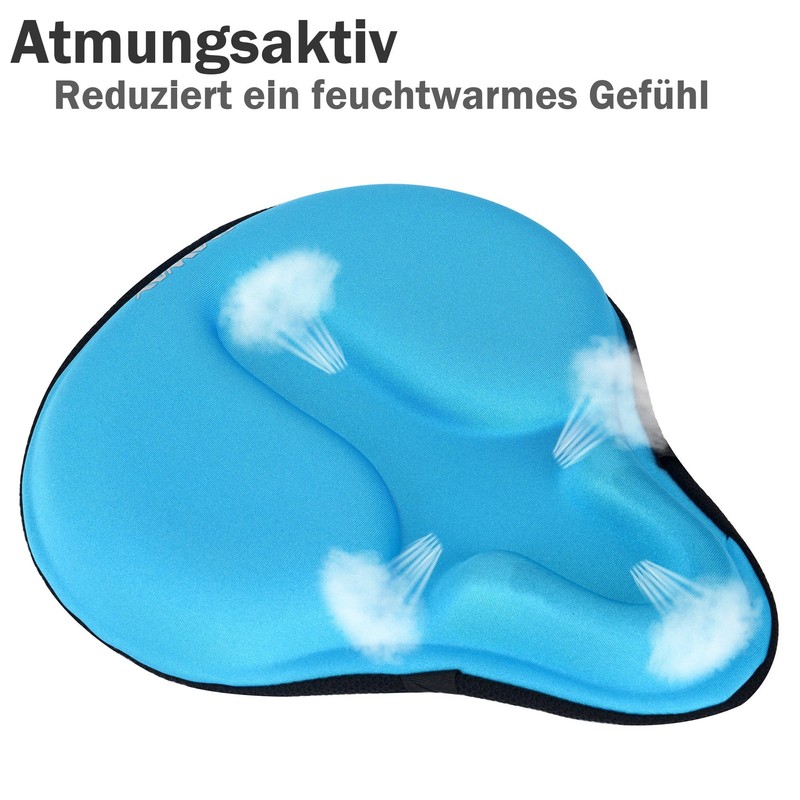 Daway C6 Comfortable Bicycle Saddle Cover with Foam Gel Padding,