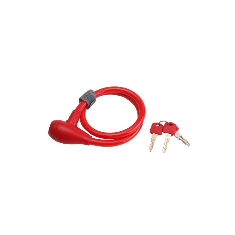 PALMY Wire Lock P-4505/Φ12×700mm Red