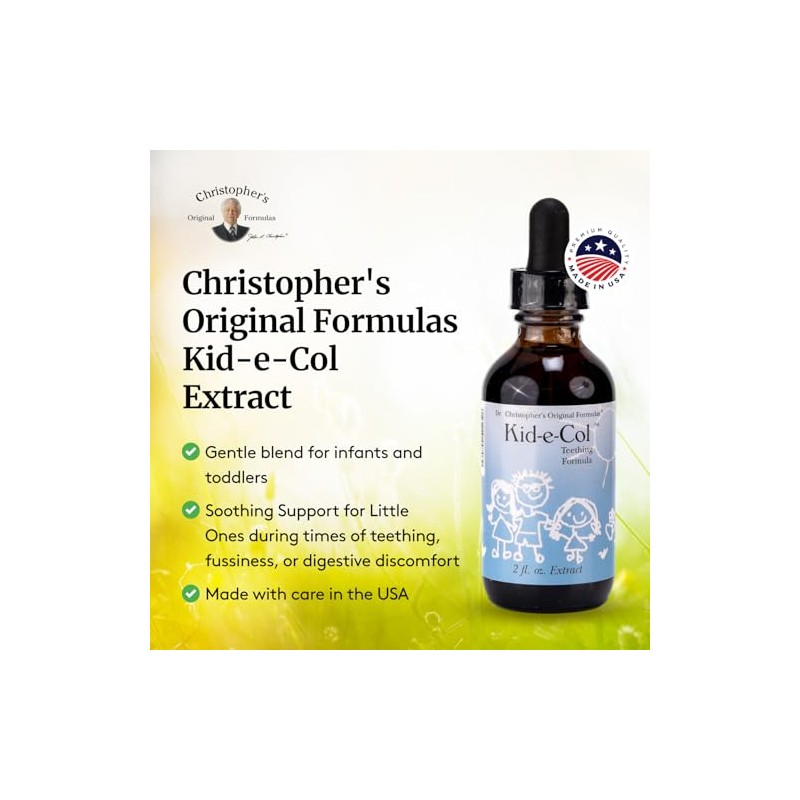 Christopher's Original Formulas Kid-e-Col Extracto, mezcla de hierbas para cólicos