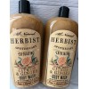 WONDERZ ALL NATURAL HERBIST APOTHECARY EXFOLIATING CITRUS&GINGER BODY WASH (2PIECES)32OZ