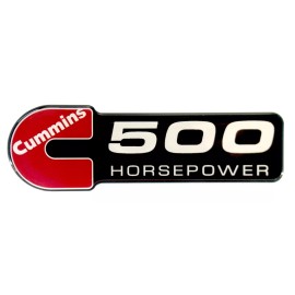 n/a Cummins/500 HORSEPOWER DIESEL EMBLEM