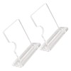 Acrylic Fishing Pole Wall Mount Bracket Stable Support Adjustable Acrylic