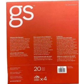 Gourmet Settings Hotel 20-piece Flatware Set New