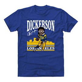 500 LEVEL Eric Dickerson Shirt (Cotton, Large, Royal Blue) - Eric Dickerson Toon Y WHT