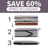 Eono Compression Packing Cubes, Luggage Organiser Set, Extensible Suitcase Organiser,