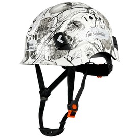 SAFEBUILDER CR06 Construction Safety Helmet ABS Hard Hat Adjustable Ventilation System Hardhats Industrial Work Head Protection for Men Certified ANSI/ISEA Z89.1 (01-KLT Hard Hat)