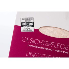 Rezi Texaderm Facial Cleansing Cloth Dermatologically Tested Washable and Reusable Make-Up Remover Cloth Apricot