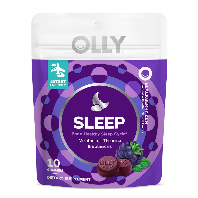 OLLY Blackberry Zen Restful Sleep Gummy, 10 CT