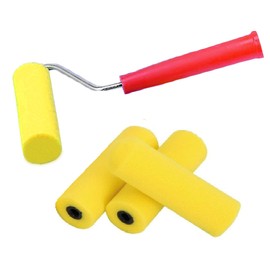 Wideskall 4" inch Mini Foam Painter Roller Set with Refills