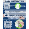 TidyFriend Refrigerator Egg Drawer 14"x7.5"x3.95" – Snap-On Egg Holder with